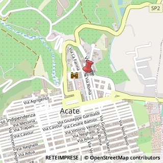 Mappa Via roma 41, 97011 Acate, Ragusa (Sicilia)