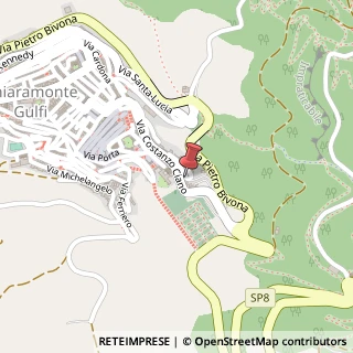 Mappa Via Ciano, 159, 97012 Chiaramonte Gulfi, Ragusa (Sicilia)