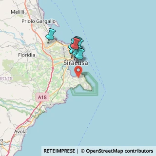 Mappa Via delle Fornaci, 96100 Siracusa SR, Italia (6.01545)