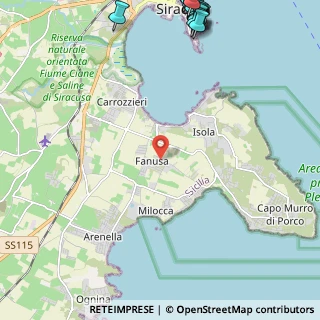 Mappa Via Umberto Nobile, 96100 Fanusa SR, Italia (4.236)
