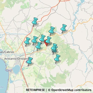 Mappa Via Grazia Deledda, 09088 Ollastra OR, Italia (5.805)