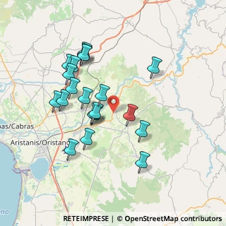 Mappa Via Grazia Deledda, 09088 Ollastra OR, Italia (7.567)