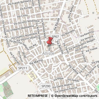 Mappa Via Racale, 17, 73040 Alliste, Lecce (Puglia)