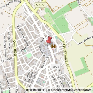 Mappa Via Umberto I, 21, 73040 Taurisano, Lecce (Puglia)