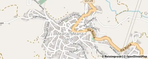 Mappa Meana Sardo