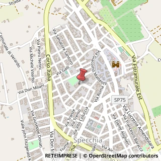 Mappa Via San Giovanni Bosco, 2, 73040 Specchia, Lecce (Puglia)