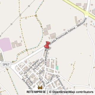 Mappa Via Melissano, 33, 73040 Alliste, Lecce (Puglia)