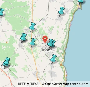 Mappa Via Costanzo Varolio, 73039 Tricase LE, Italia (5.83)