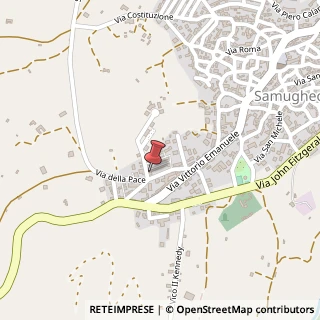Mappa Via della Pace, 21, 09086 Samugheo, Oristano (Sardegna)