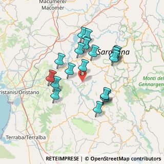 Mappa Via Chiesa, 09086 Samugheo OR, Italia (13.7605)