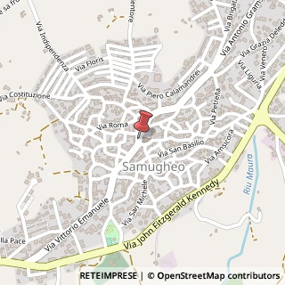Mappa Piazza Sedda, 5, 09086 Samugheo, Oristano (Sardegna)