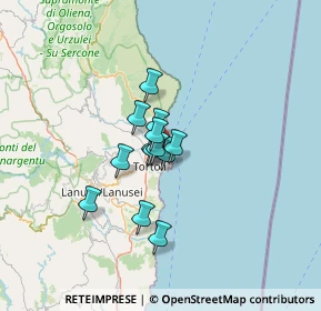 Mappa Località Peschiera San Giovanni, 08048 Tortolì NU, Italia (8.54385)