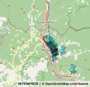 Mappa Strada Panoramica Ciazze, 16010 Rossiglione GE, Italia (1.051)