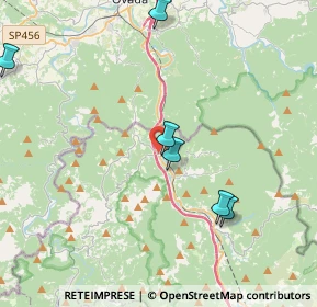 Mappa Strada Panoramica Ciazze, 16010 Rossiglione GE, Italia (5.89455)