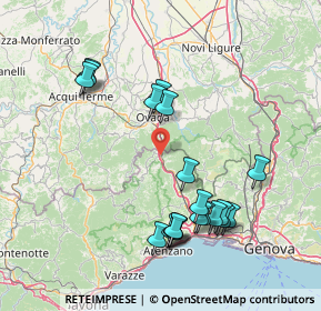 Mappa Strada Panoramica Ciazze, 16010 Rossiglione GE, Italia (16.3505)