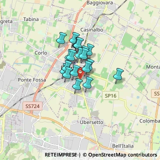 Mappa Via Jacopo Barozzi, 41043 Formigine MO, Italia (1.0865)