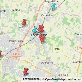 Mappa Via Jacopo Barozzi, 41043 Formigine MO, Italia (2.85231)