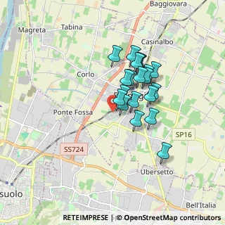 Mappa Via Frosinone, 41043 Formigine MO, Italia (1.322)