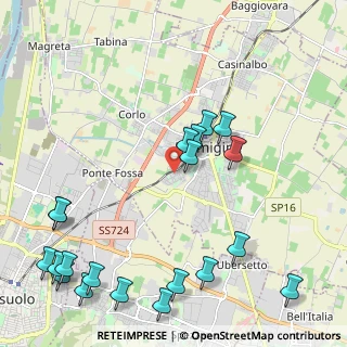 Mappa Via Frosinone, 41043 Formigine MO, Italia (2.8485)