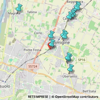 Mappa Via Frosinone, 41043 Formigine MO, Italia (2.43923)