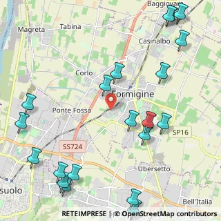 Mappa Via Frosinone, 41043 Formigine MO, Italia (3.026)