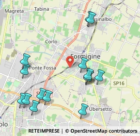 Mappa Via Frosinone, 41043 Formigine MO, Italia (2.36)
