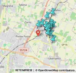Mappa Via Frosinone, 41043 Formigine MO, Italia (1.25684)