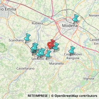 Mappa Via Frosinone, 41043 Formigine MO, Italia (5.72273)