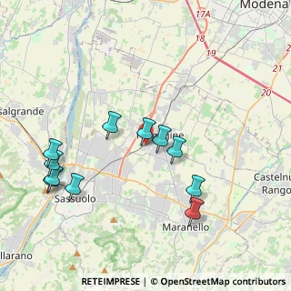 Mappa Via Frosinone, 41043 Formigine MO, Italia (4.19)