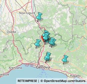 Mappa Via Levrero, 16012 Busalla GE, Italia (7.77)