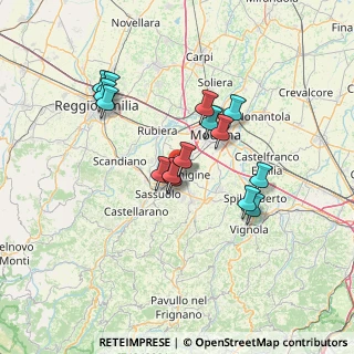 Mappa Via per Sassuolo, 41043 Formigine MO, Italia (12.26)