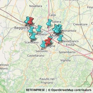 Mappa Via per Sassuolo, 41043 Formigine MO, Italia (12.13895)