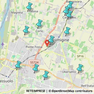Mappa Via per Sassuolo, 41043 Formigine MO, Italia (2.81417)