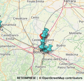 Mappa Via G. Impastato, 40013 Castel Maggiore BO, Italia (15.51)