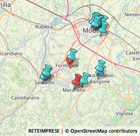 Mappa Via Piero Gobetti, 41043 Formigine MO, Italia (7.67941)