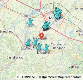 Mappa Via Piero Gobetti, 41043 Formigine MO, Italia (6.51286)