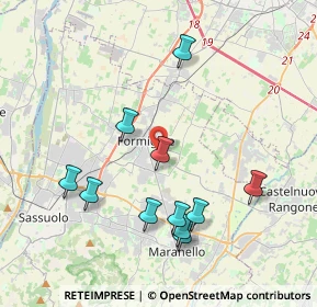 Mappa Via Piero Gobetti, 41043 Formigine MO, Italia (4.03273)