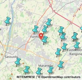 Mappa Via Piero Gobetti, 41043 Formigine MO, Italia (5.4075)