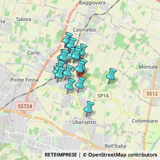 Mappa Via P. Gobetti, 41043 Formigine MO, Italia (1.205)