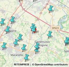 Mappa Via Elio Vittorini, 41051 Castelnuovo Rangone MO, Italia (5.7455)