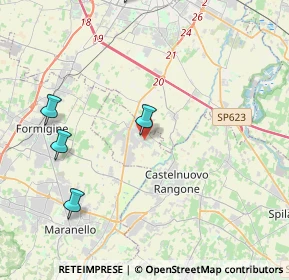 Mappa Via Elio Vittorini, 41051 Castelnuovo Rangone MO, Italia (7.2875)