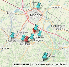 Mappa Via Elio Vittorini, 41051 Castelnuovo Rangone MO, Italia (7.98545)