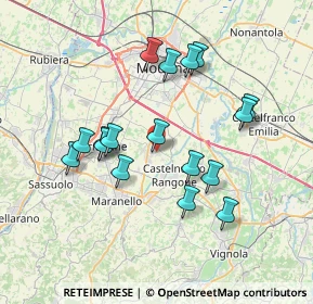 Mappa Via Italo Svevo, 41051 Castelnuovo Rangone MO, Italia (6.92118)
