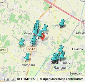 Mappa Via Elio Vittorini, 41051 Castelnuovo Rangone MO, Italia (1.6675)