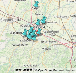 Mappa Via Elio Vittorini, 41051 Castelnuovo Rangone MO, Italia (9.05091)