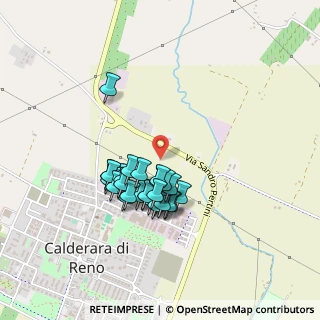 Mappa Via Sandro Pertini, 40012 Calderara di Reno BO, Italia (0.37241)
