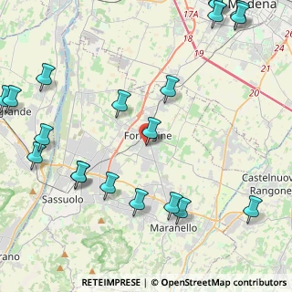 Mappa Via Pio Donati, 41043 Formigine MO, Italia (6.074)