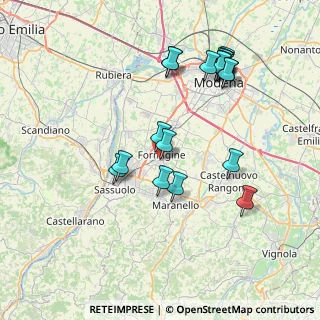 Mappa Via Pio Donati, 41043 Formigine MO, Italia (8.0955)
