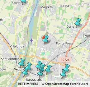 Mappa Via Puglia, 41049 Sassuolo MO, Italia (2.855)