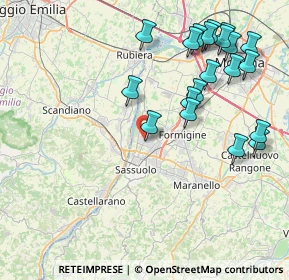 Mappa Via Puglia, 41049 Sassuolo MO, Italia (9.4605)